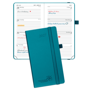 POPRUN 2027 Week Planner Pacific Green