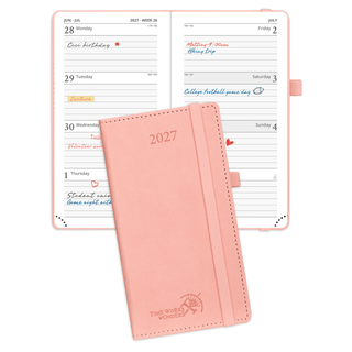 POPRUN 2027 Week Planner Pink