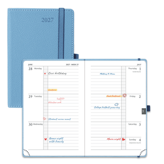 POPRUN 2027 Week Planner Aquamarine