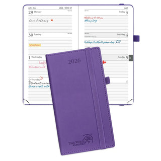 POPRUN 2026 Weekly Planner Purple