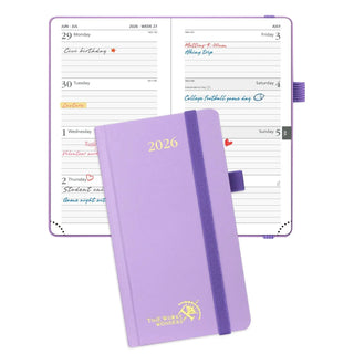 POPRUN 2026 Weekly Planner Violet