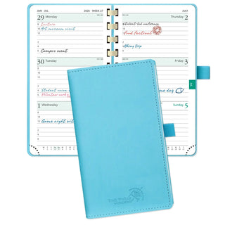 POPRUN 2026 Weekly Planner Donau Blue