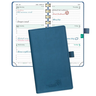 POPRUN 2026 Weekly Planner Navy Blue