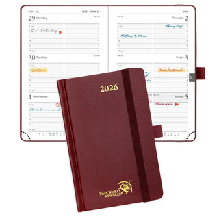 POPRUN 2026 Weekly Planner Bordeaux