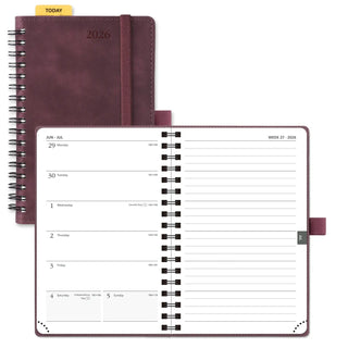 POPRUN 2026 Weekly Planner Chocolate