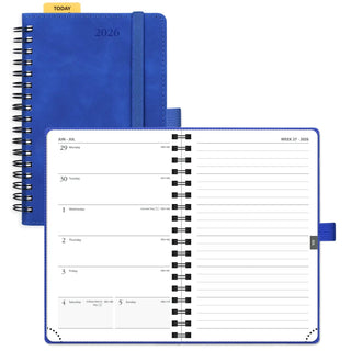 POPRUN 2026 Weekly Planner Royal Blue