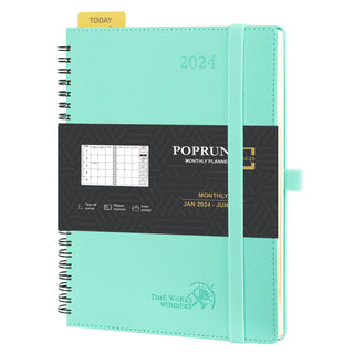 POPRUN 2024 Weekly Planner Green