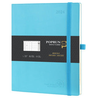 POPRUN 2024 Weekly Planner Donau Blue