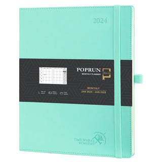 POPRUN 2024 Weekly Planner Green