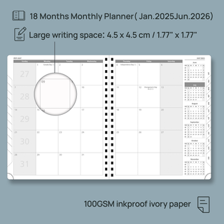 POPRUN 2025 Monthly Planner