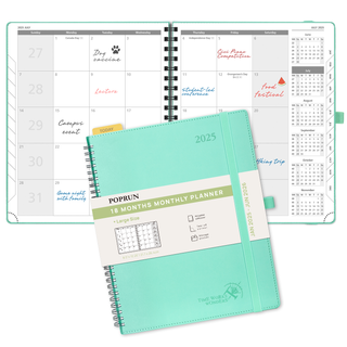 POPRUN 2025 Monthly Planner