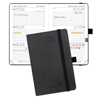 POPRUN 2025-2026 Academic Planner Black