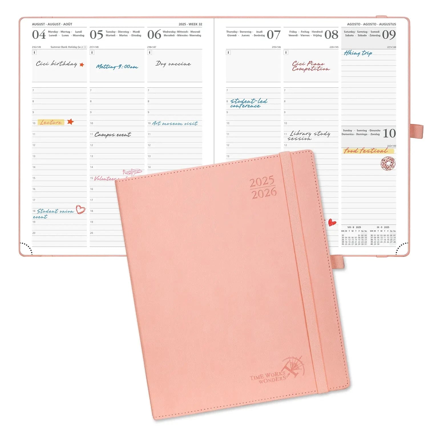 POPRUN Agenda de Poche 2021 Semainier 16,8 x 9 cm - Noir POPRUN Agenda de Poche 2021 Semainier 16,8 x 9 cm - Noir