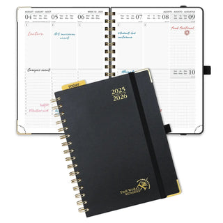 POPRUN 2025-2026 Academic Planner Black