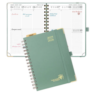 POPRUN 2025-2026 Academic Planner Midnight Green