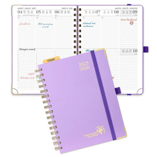 POPRUN 2025-2026 Academic Planner Violet
