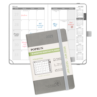 POPRUN 2025 Monthly Planner