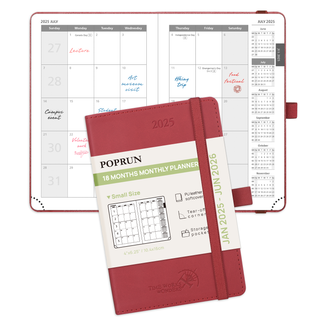 POPRUN 2025 Monthly Planner