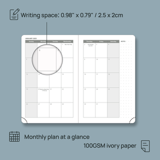 POPRUN 2025 Weekly Planner