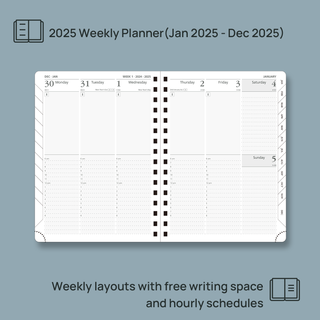 POPRUN 2025 Weekly Planner