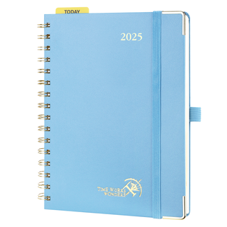 POPRUN 2025 Weekly Planner Haze Blue