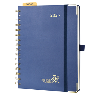 POPRUN 2025 Weekly Planner Night Sky Blue