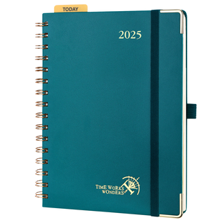 POPRUN 2025 Weekly Planner Pacific Green