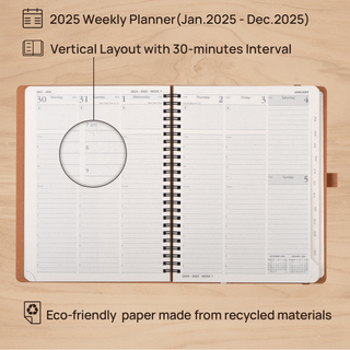 POPRUN 2025 Weekly Planner