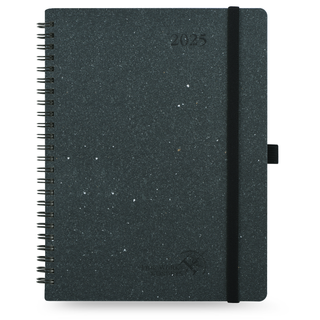 POPRUN 2025 Weekly Planner Black