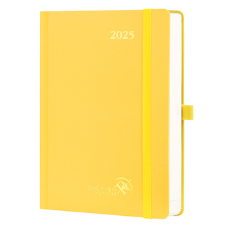 POPRUN 2025 Daily Planner Light Yellow