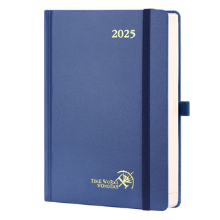 POPRUN 2025 Daily Planner Night Sky Blue