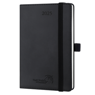 POPRUN 2025 Weekly Planner Black