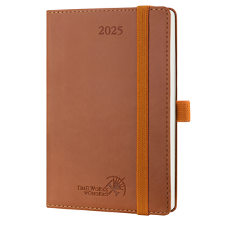 POPRUN 2025 Weekly Planner Brown