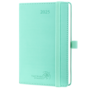 POPRUN 2025 Weekly Planner Mint Green