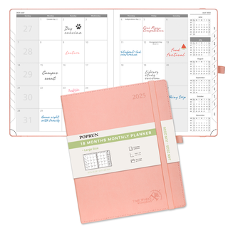 POPRUN 2025 Monthly Planner