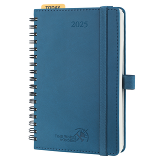 POPRUN 2025 Weekly Planner Navy Blue