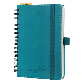 POPRUN 2025 Weekly Planner Pacific Green