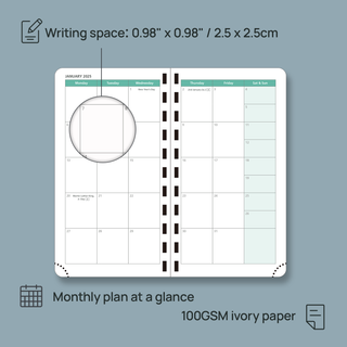 POPRUN 2025 Weekly Planner