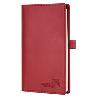 POPRUN 2025 Weekly Planner Wine Red