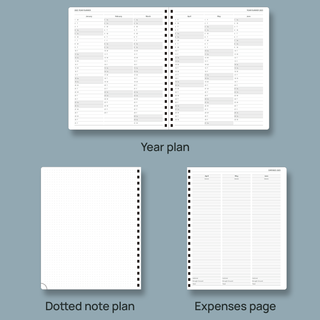 POPRUN 2025 Weekly Planner