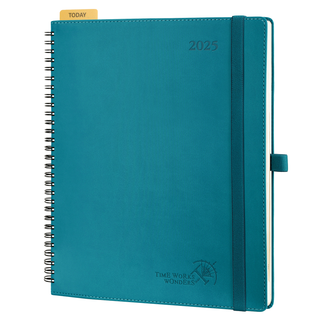 POPRUN 2025 Weekly Planner Pacific Green