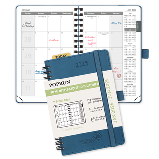 POPRUN 2025 Monthly Planner