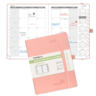 POPRUN 2025 Monthly Planner