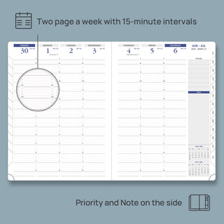 POPRUN 2025 Weekly Planner