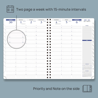 POPRUN 2025 Weekly Planner