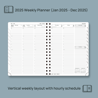 POPRUN 2025 Weekly Planner