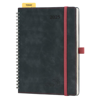 POPRUN 2025 Monthly Planner Neo Black