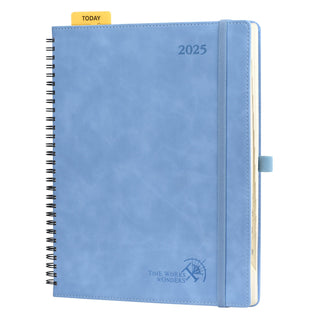 POPRUN 2025 Weekly Planner Ceiling Blue