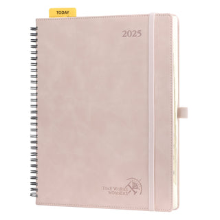 POPRUN 2025 Weekly Planner Sakura Pink