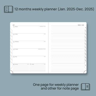 POPRUN 2025 Weekly Planner